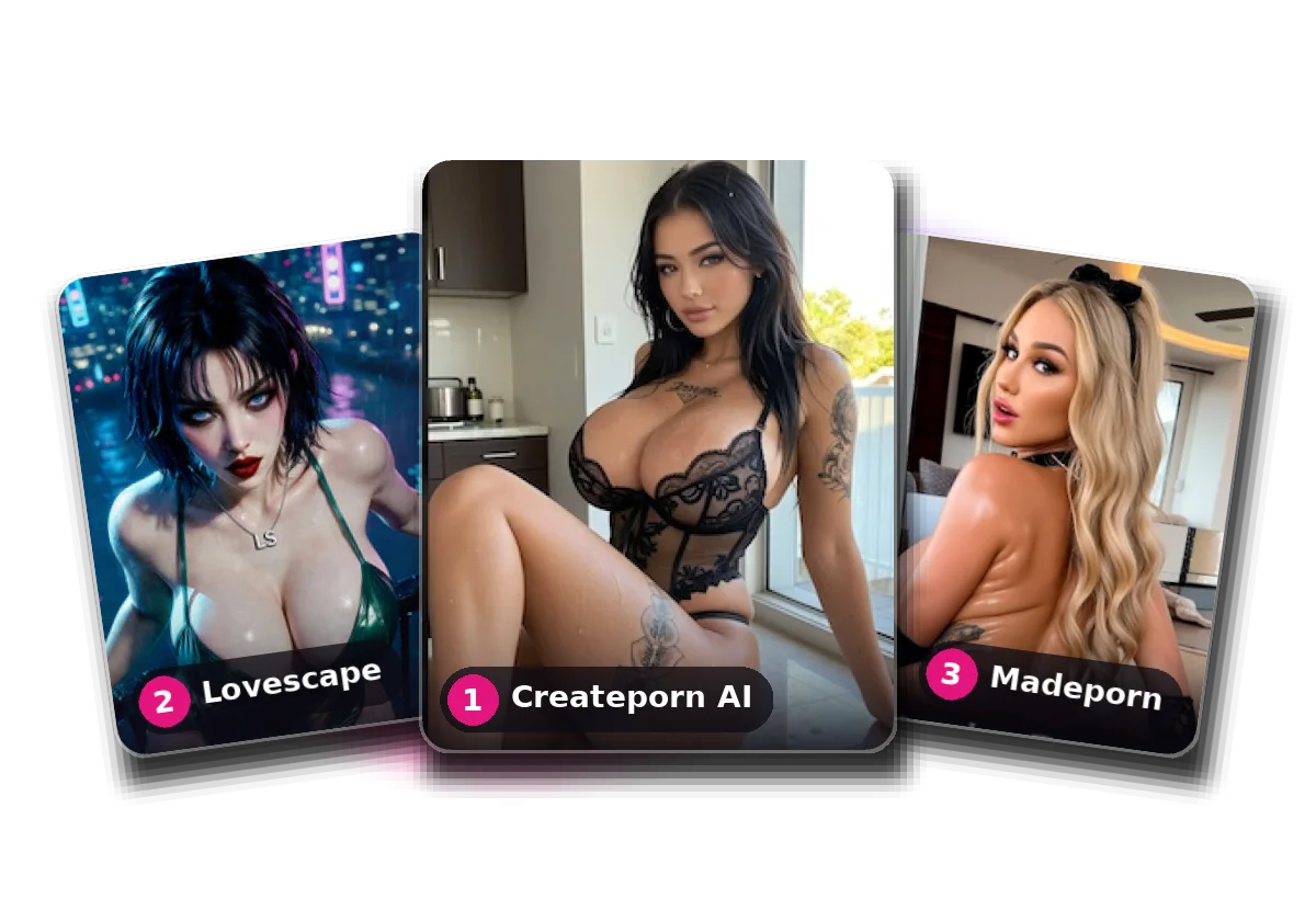 Top 3: Createporn, Lovescape, Madeporn