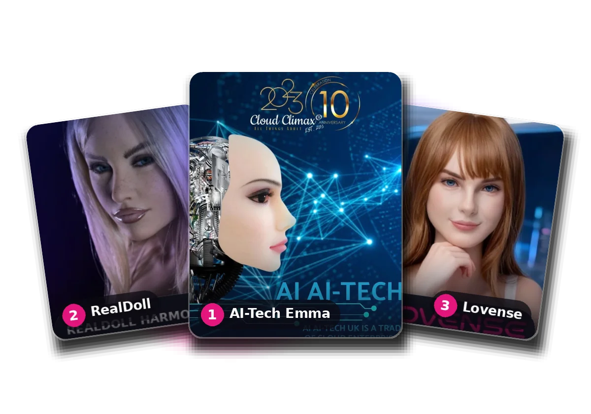 Top 3: AI-Tech Emma, RealDoll Harmony X, Lovense Emily
